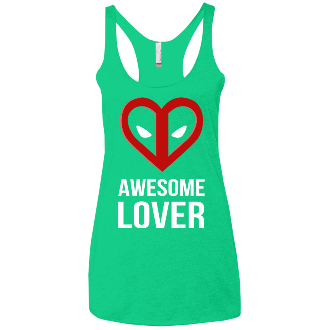 T-Shirts Envy / X-Small Awesome lover Women's Triblend Racerback Tank