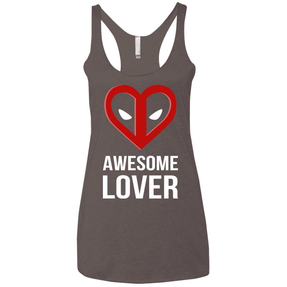 T-Shirts Macchiato / X-Small Awesome lover Women's Triblend Racerback Tank