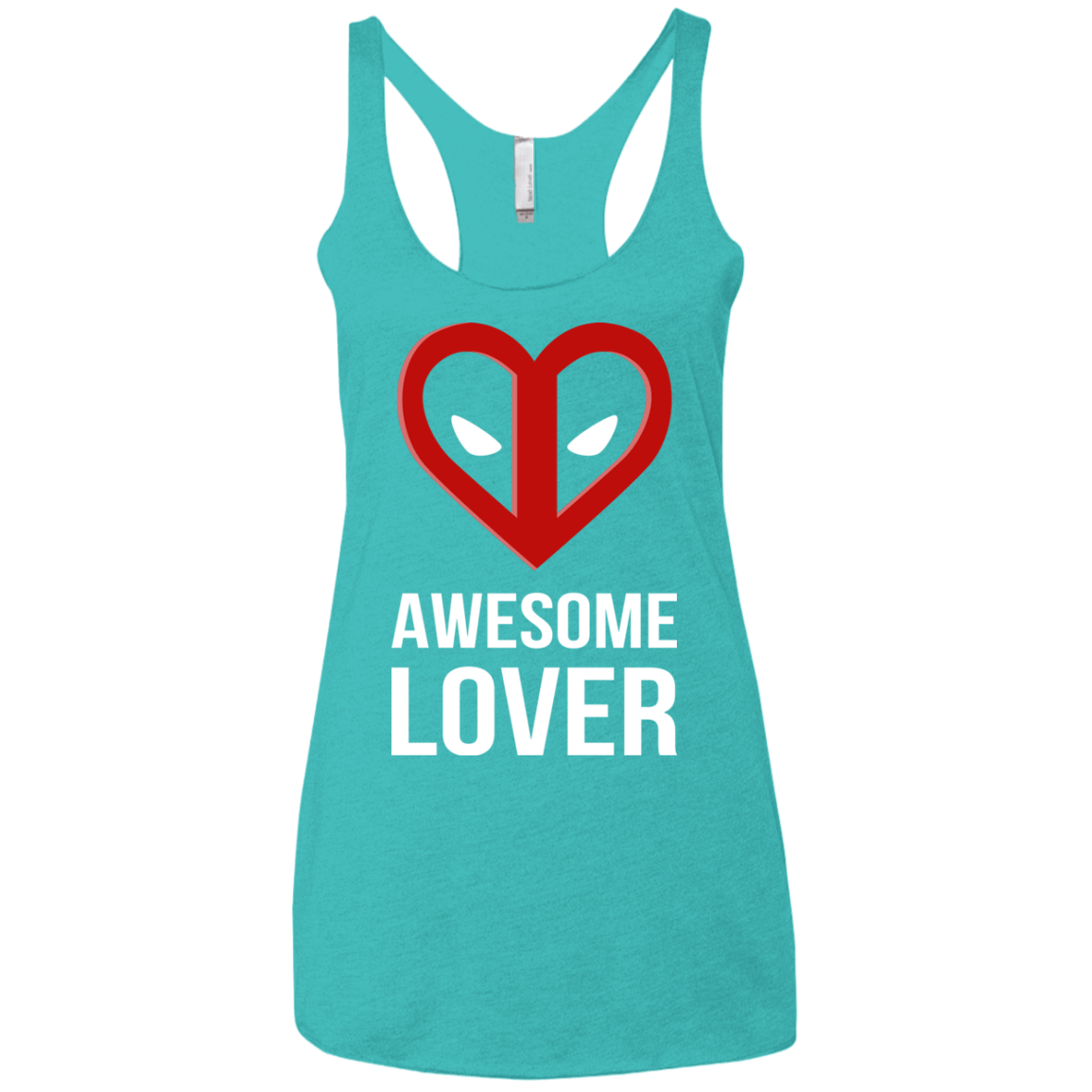 T-Shirts Tahiti Blue / X-Small Awesome lover Women's Triblend Racerback Tank