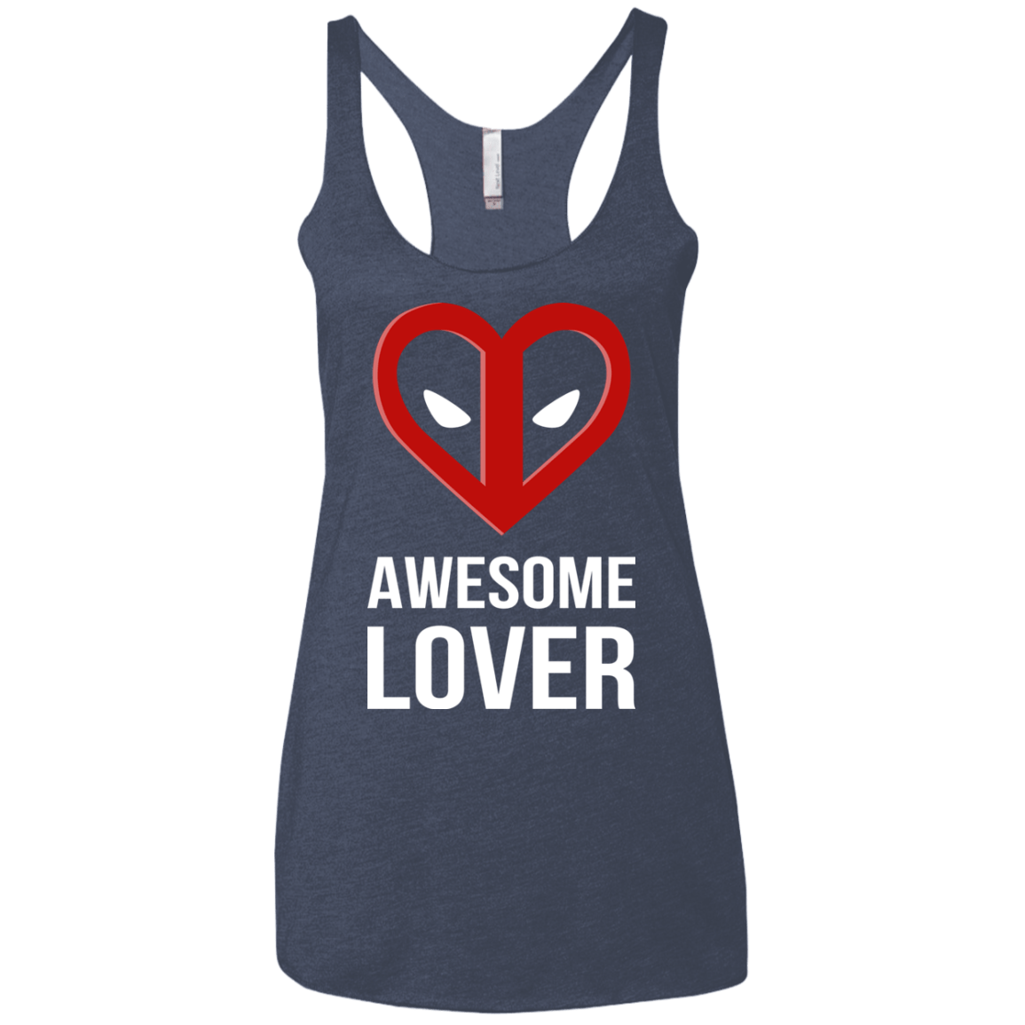 T-Shirts Vintage Navy / X-Small Awesome lover Women's Triblend Racerback Tank
