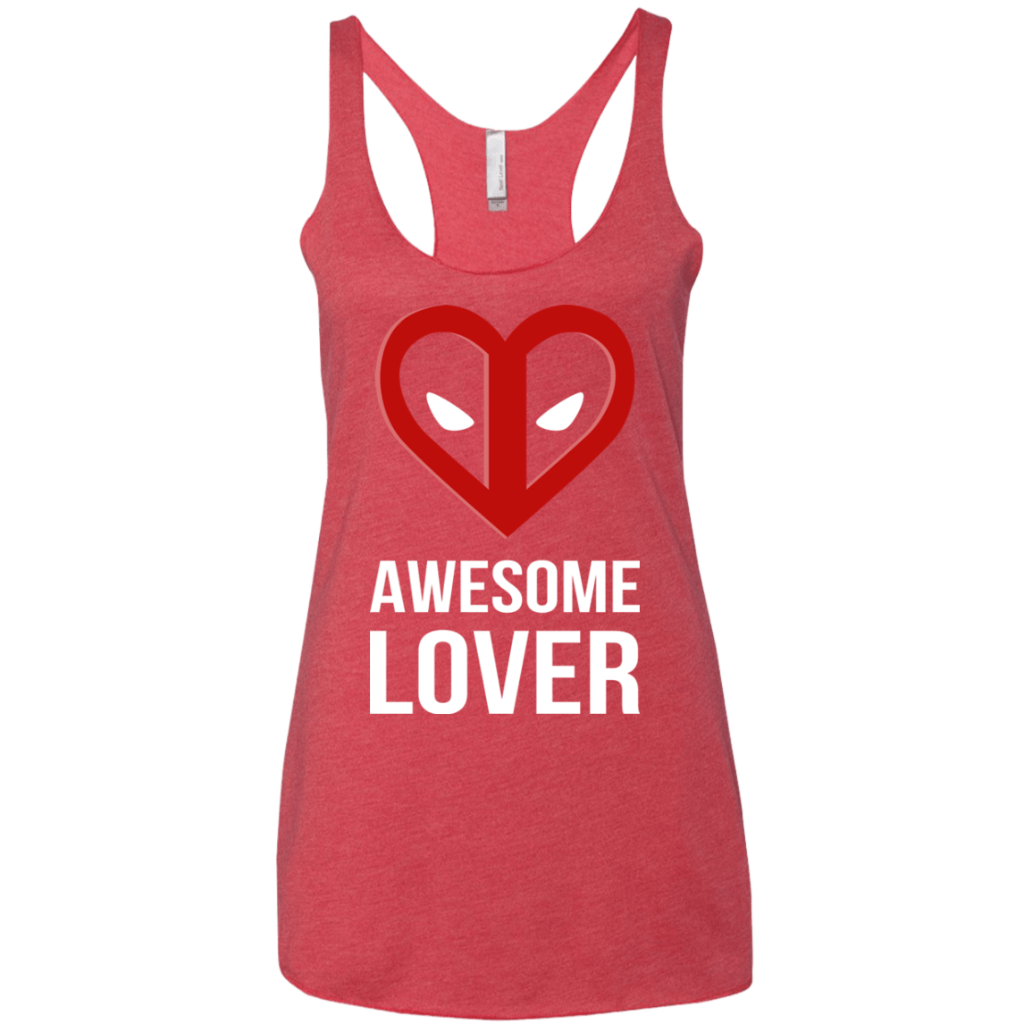 T-Shirts Vintage Red / X-Small Awesome lover Women's Triblend Racerback Tank