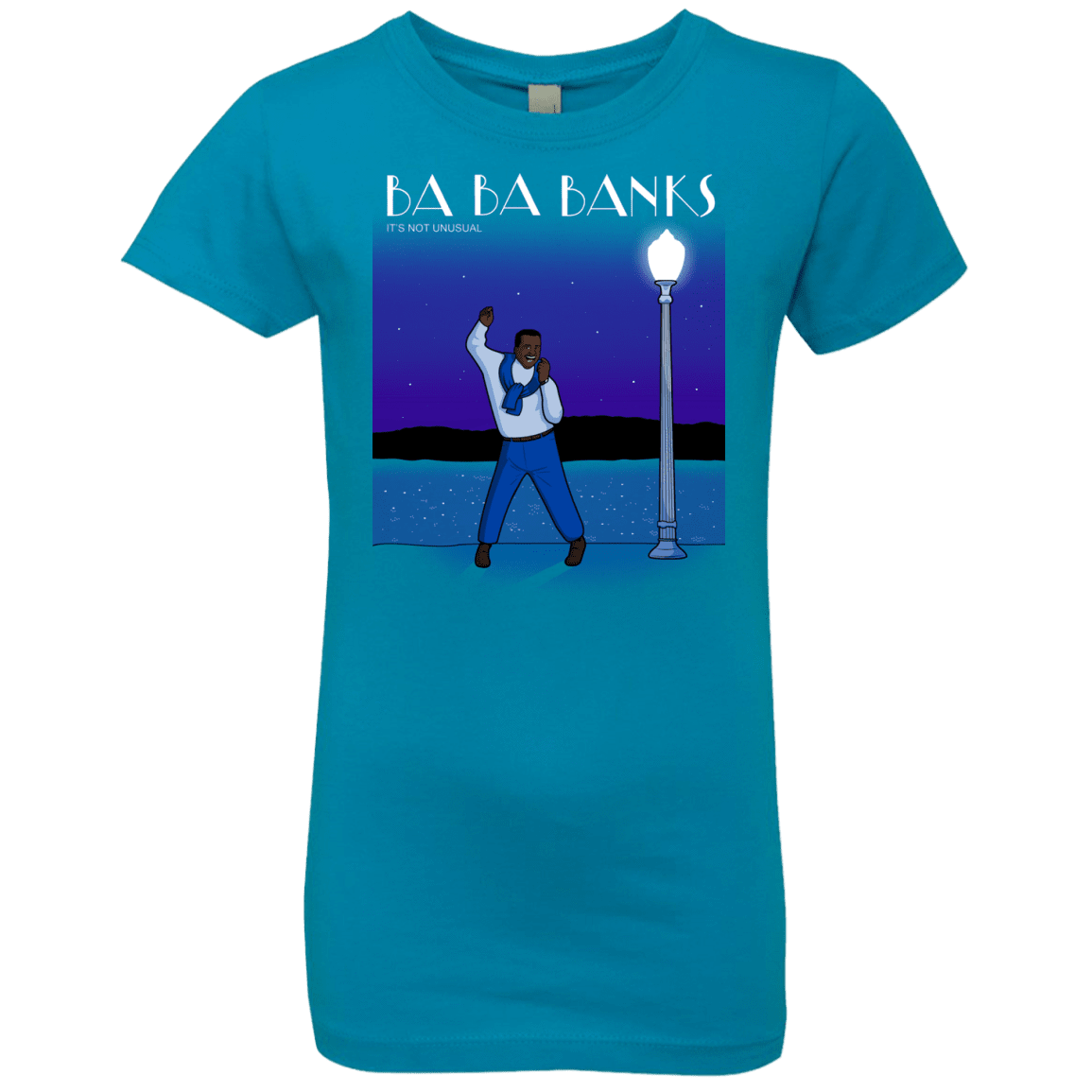 T-Shirts Turquoise / YXS Ba Ba Banks Girls Premium T-Shirt