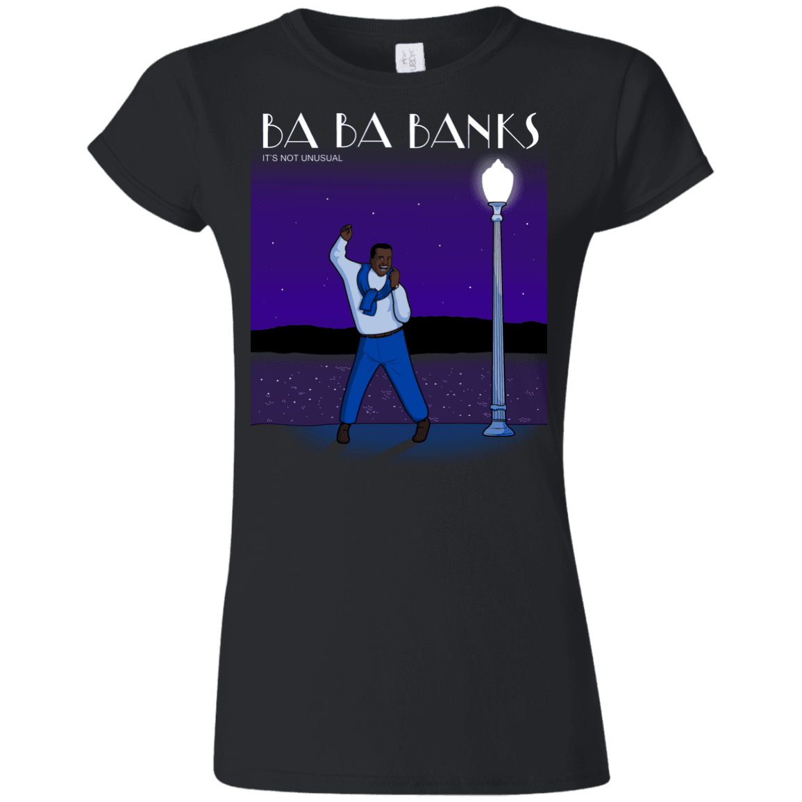 T-Shirts Black / S Ba Ba Banks Junior Slimmer-Fit T-Shirt