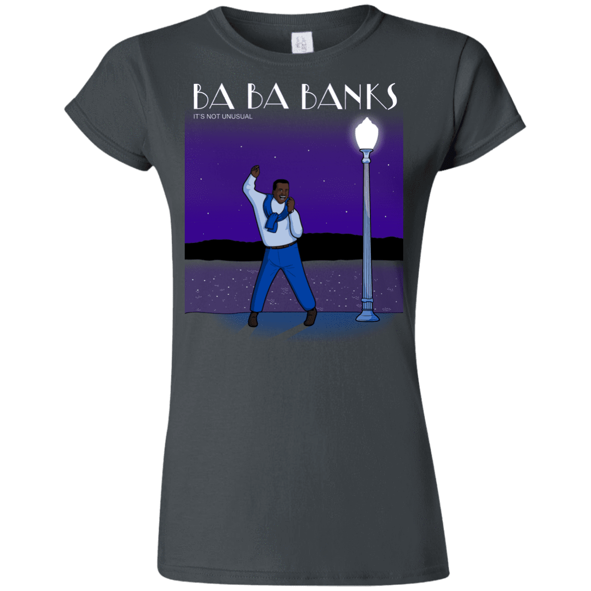 T-Shirts Charcoal / S Ba Ba Banks Junior Slimmer-Fit T-Shirt