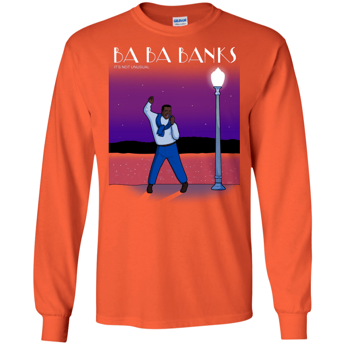 T-Shirts Orange / S Ba Ba Banks Men's Long Sleeve T-Shirt