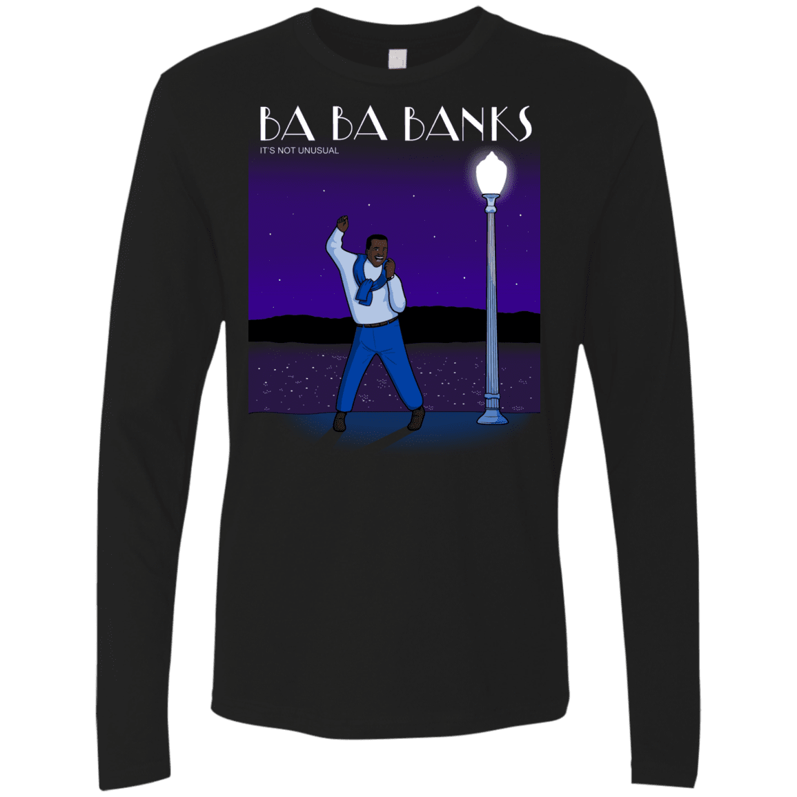T-Shirts Black / S Ba Ba Banks Men's Premium Long Sleeve