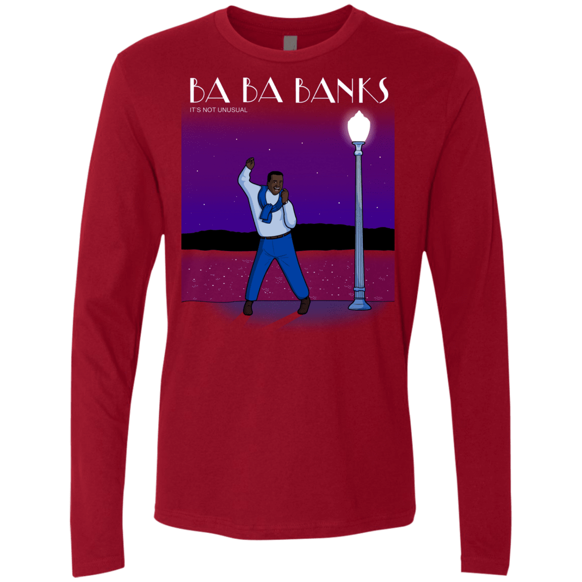 T-Shirts Cardinal / S Ba Ba Banks Men's Premium Long Sleeve