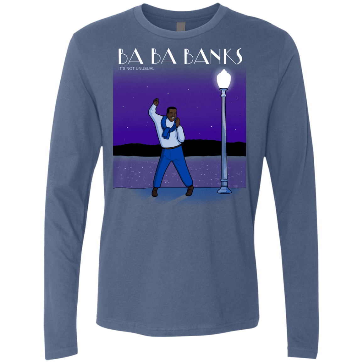 T-Shirts Indigo / S Ba Ba Banks Men's Premium Long Sleeve