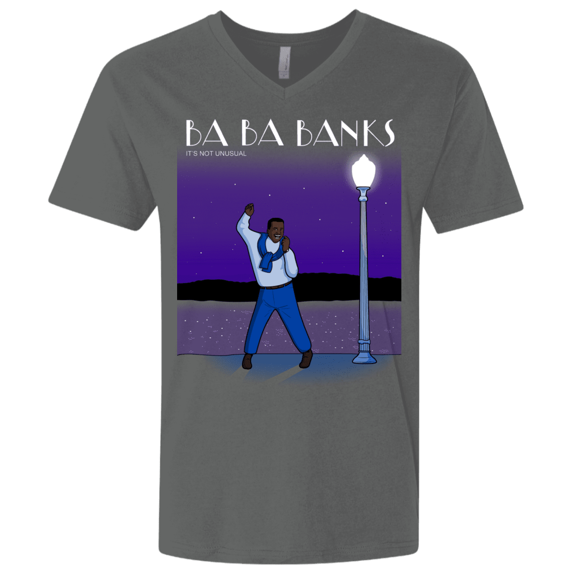 T-Shirts Heavy Metal / X-Small Ba Ba Banks Men's Premium V-Neck