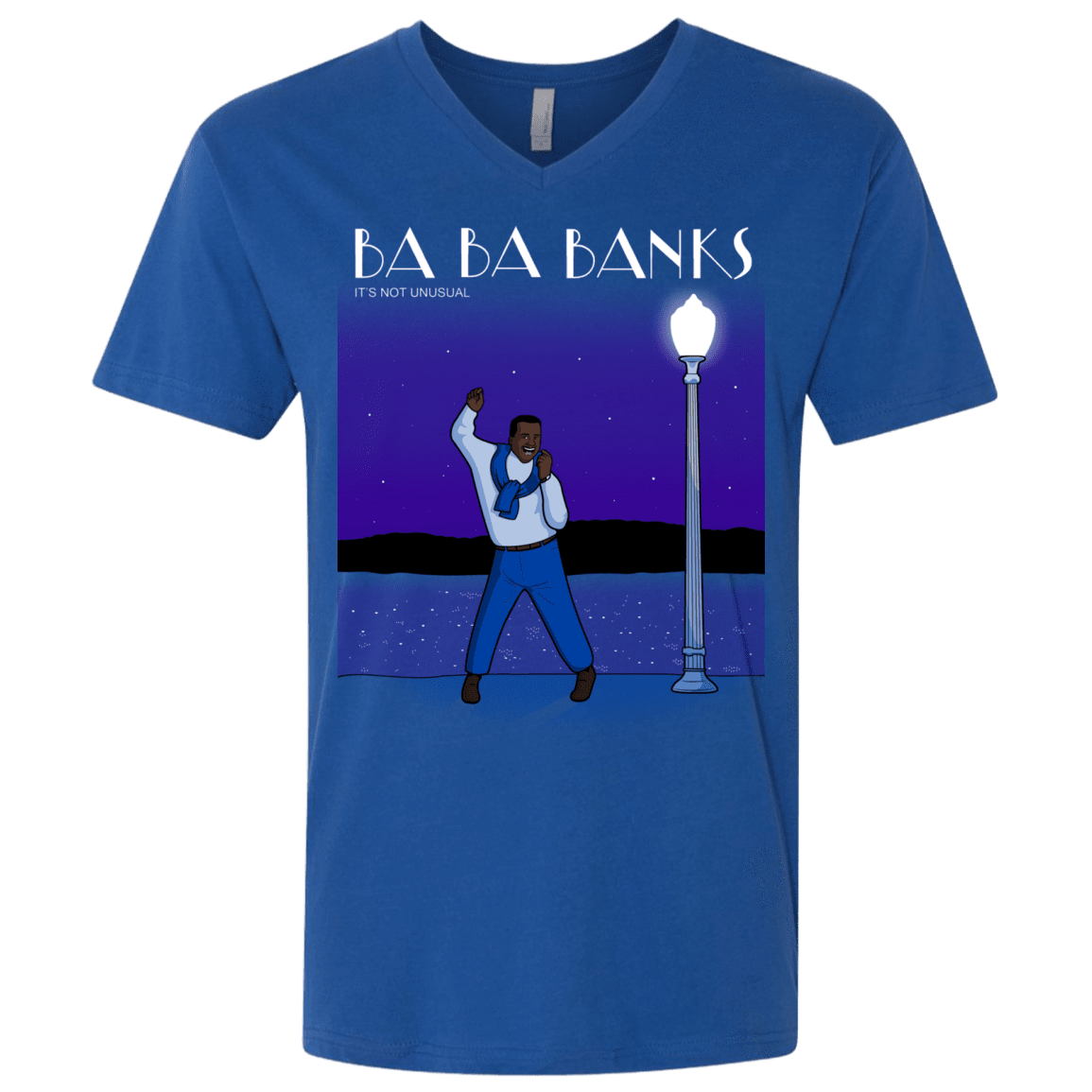T-Shirts Royal / X-Small Ba Ba Banks Men's Premium V-Neck