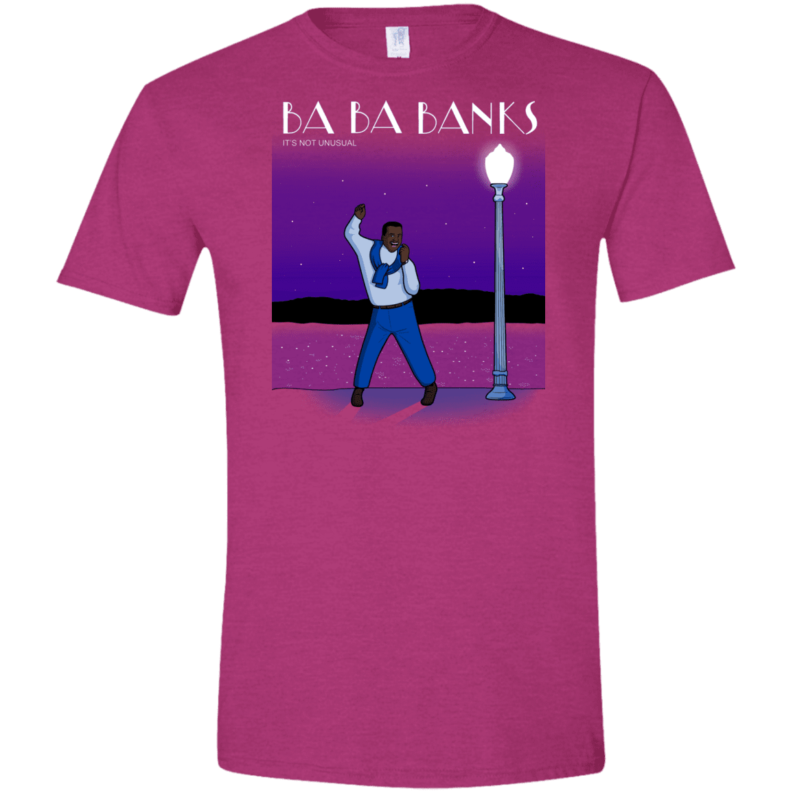 T-Shirts Antique Heliconia / S Ba Ba Banks Men's Semi-Fitted Softstyle