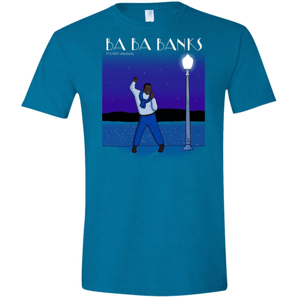 T-Shirts Antique Sapphire / S Ba Ba Banks Men's Semi-Fitted Softstyle