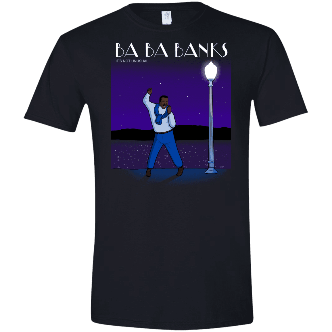 T-Shirts Black / X-Small Ba Ba Banks Men's Semi-Fitted Softstyle