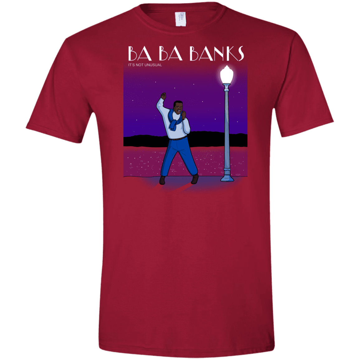 T-Shirts Cardinal Red / S Ba Ba Banks Men's Semi-Fitted Softstyle
