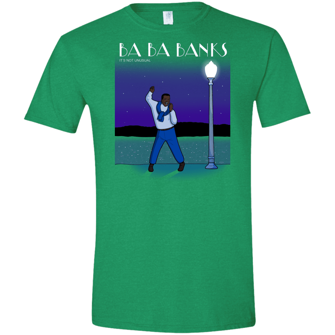 T-Shirts Heather Irish Green / S Ba Ba Banks Men's Semi-Fitted Softstyle