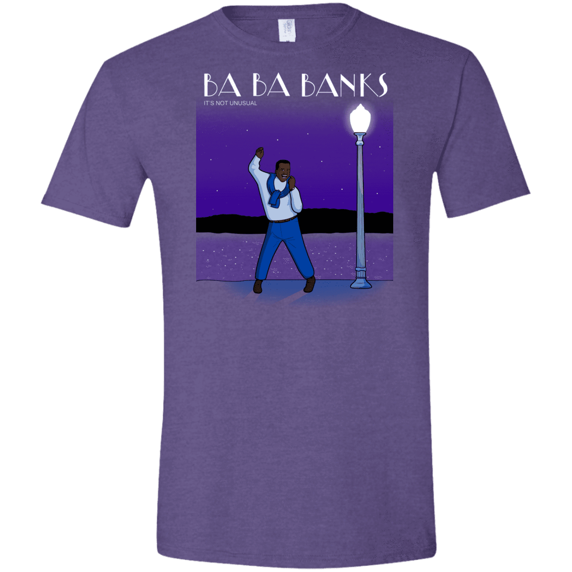 T-Shirts Heather Purple / S Ba Ba Banks Men's Semi-Fitted Softstyle
