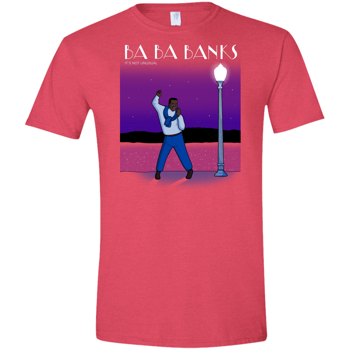 T-Shirts Heather Red / S Ba Ba Banks Men's Semi-Fitted Softstyle