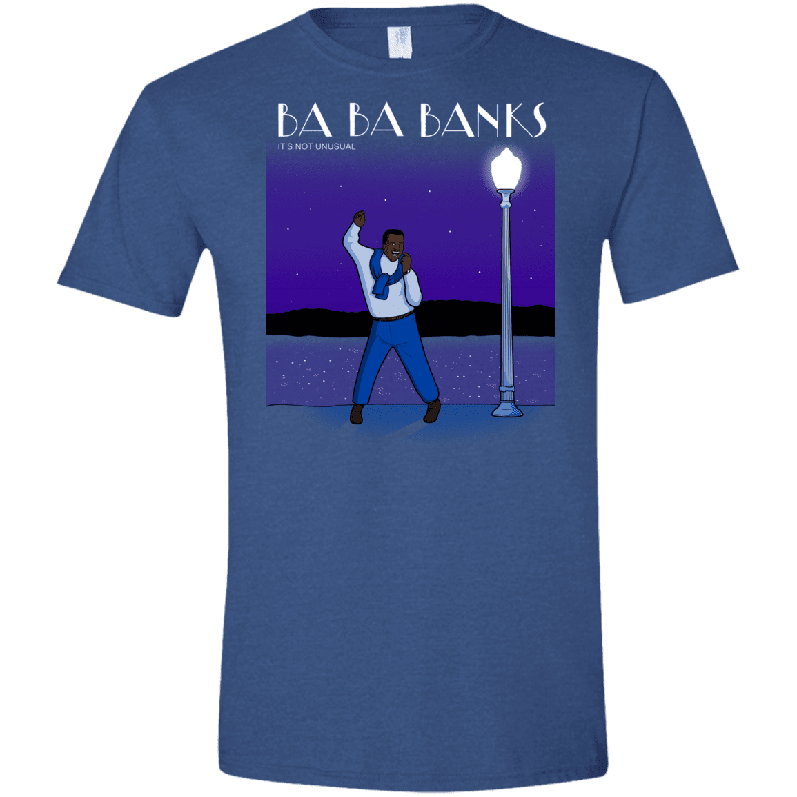 T-Shirts Heather Royal / X-Small Ba Ba Banks Men's Semi-Fitted Softstyle