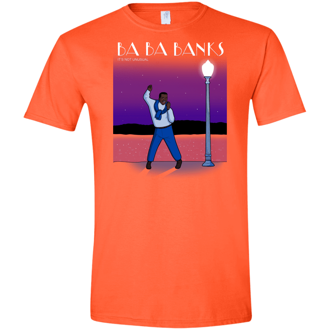 T-Shirts Orange / S Ba Ba Banks Men's Semi-Fitted Softstyle