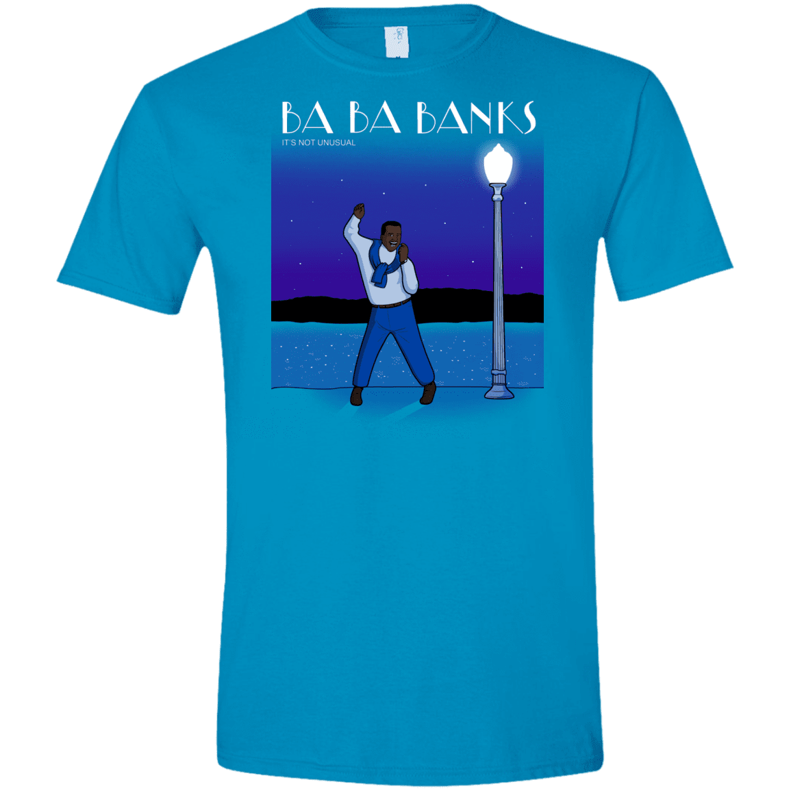 T-Shirts Sapphire / S Ba Ba Banks Men's Semi-Fitted Softstyle