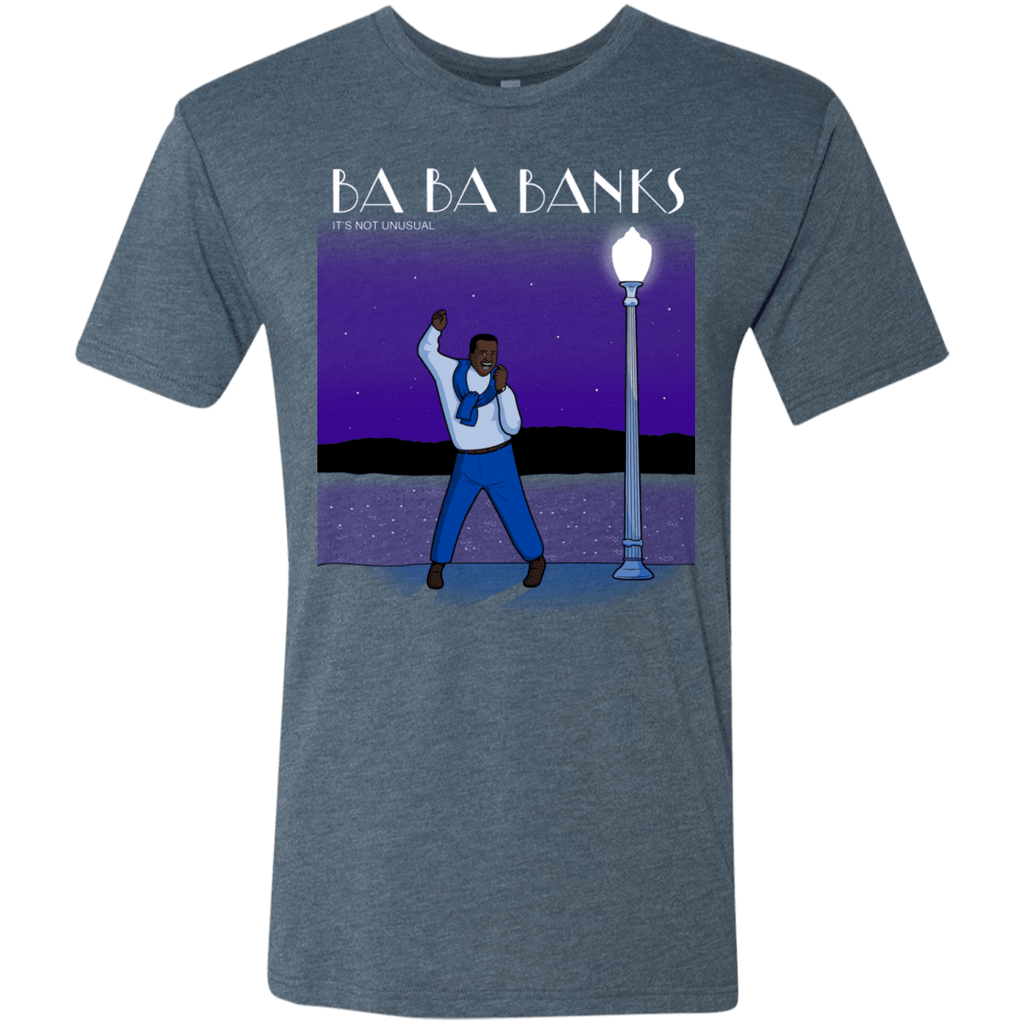 T-Shirts Indigo / S Ba Ba Banks Men's Triblend T-Shirt