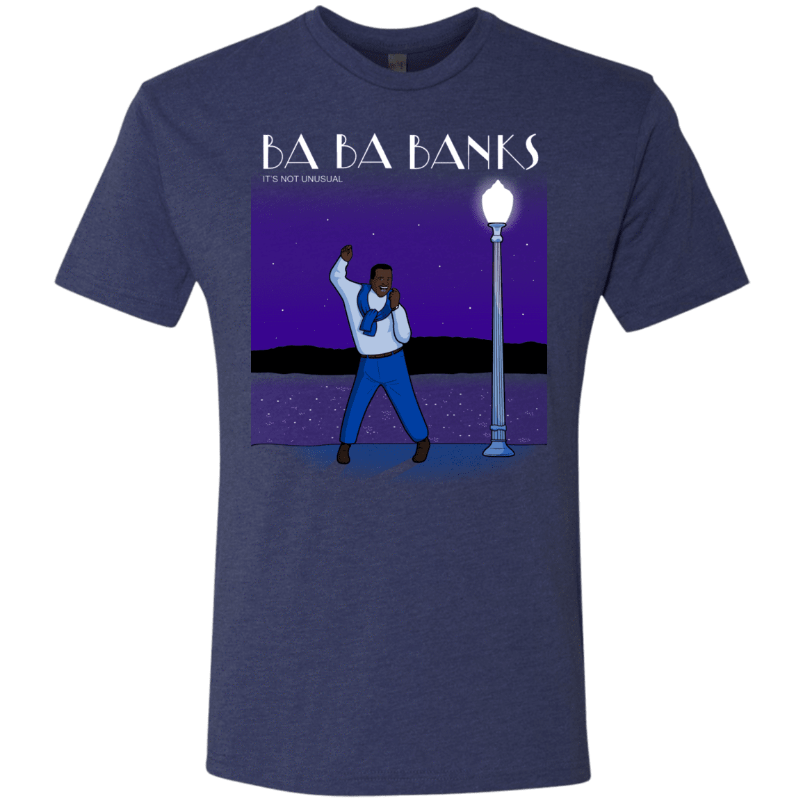 T-Shirts Vintage Navy / S Ba Ba Banks Men's Triblend T-Shirt