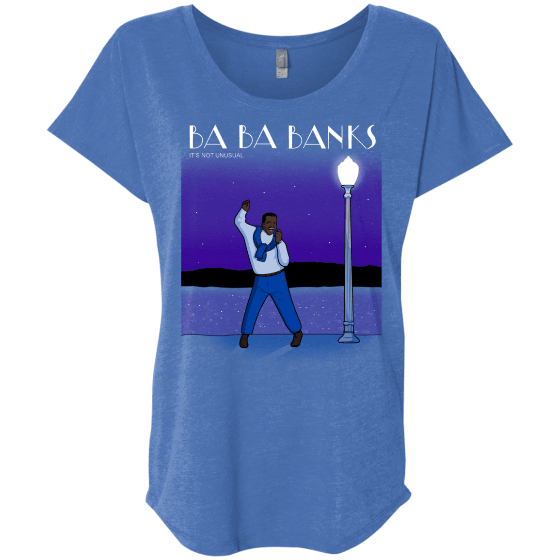 T-Shirts Vintage Royal / X-Small Ba Ba Banks Triblend Dolman Sleeve