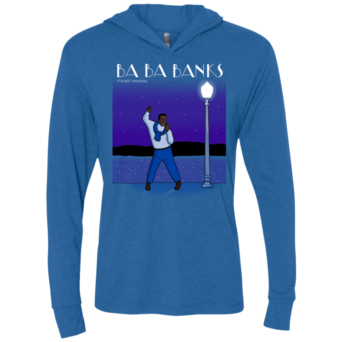 T-Shirts Vintage Royal / X-Small Ba Ba Banks Triblend Long Sleeve Hoodie Tee