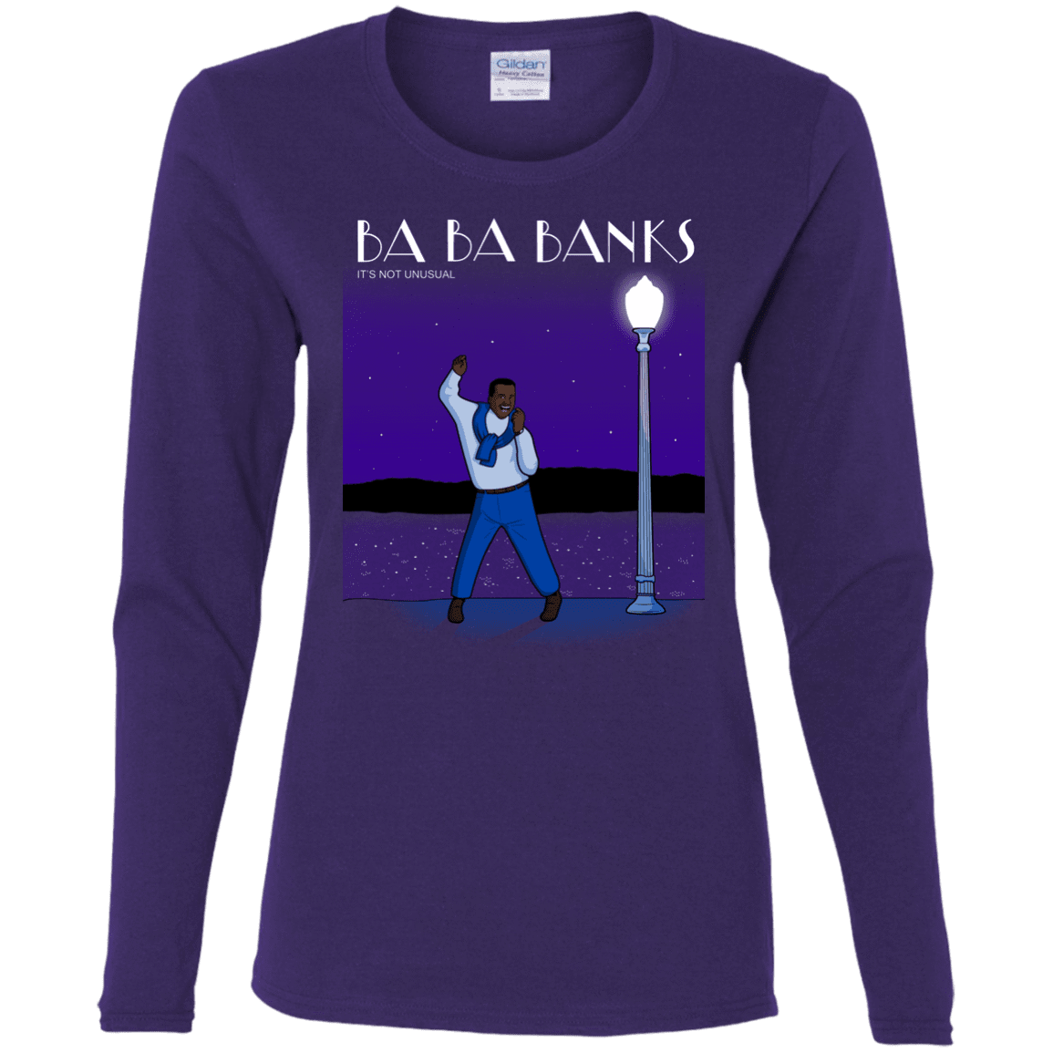 T-Shirts Purple / S Ba Ba Banks Women's Long Sleeve T-Shirt
