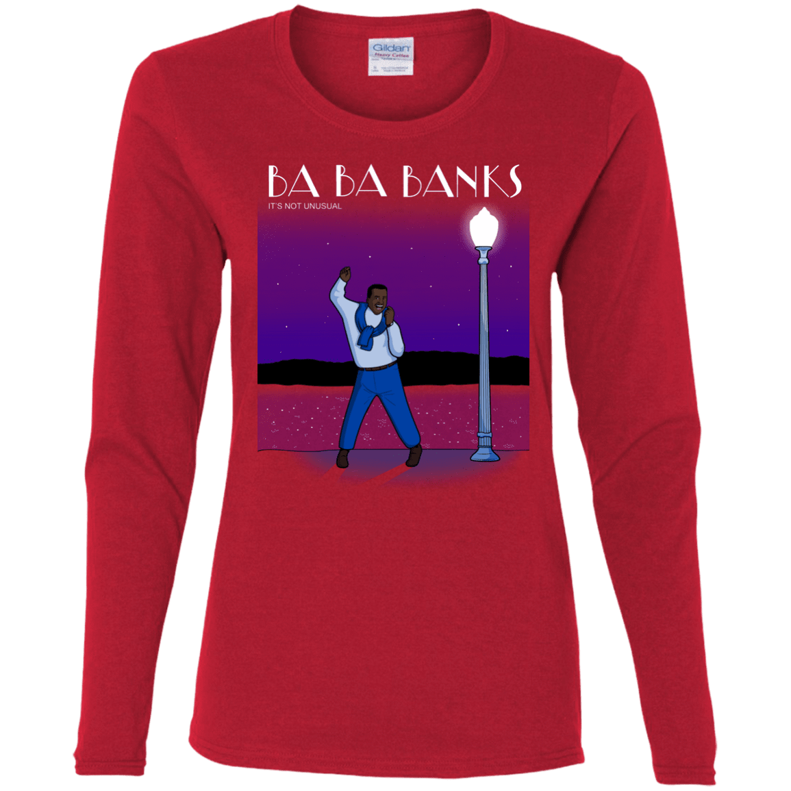 T-Shirts Red / S Ba Ba Banks Women's Long Sleeve T-Shirt