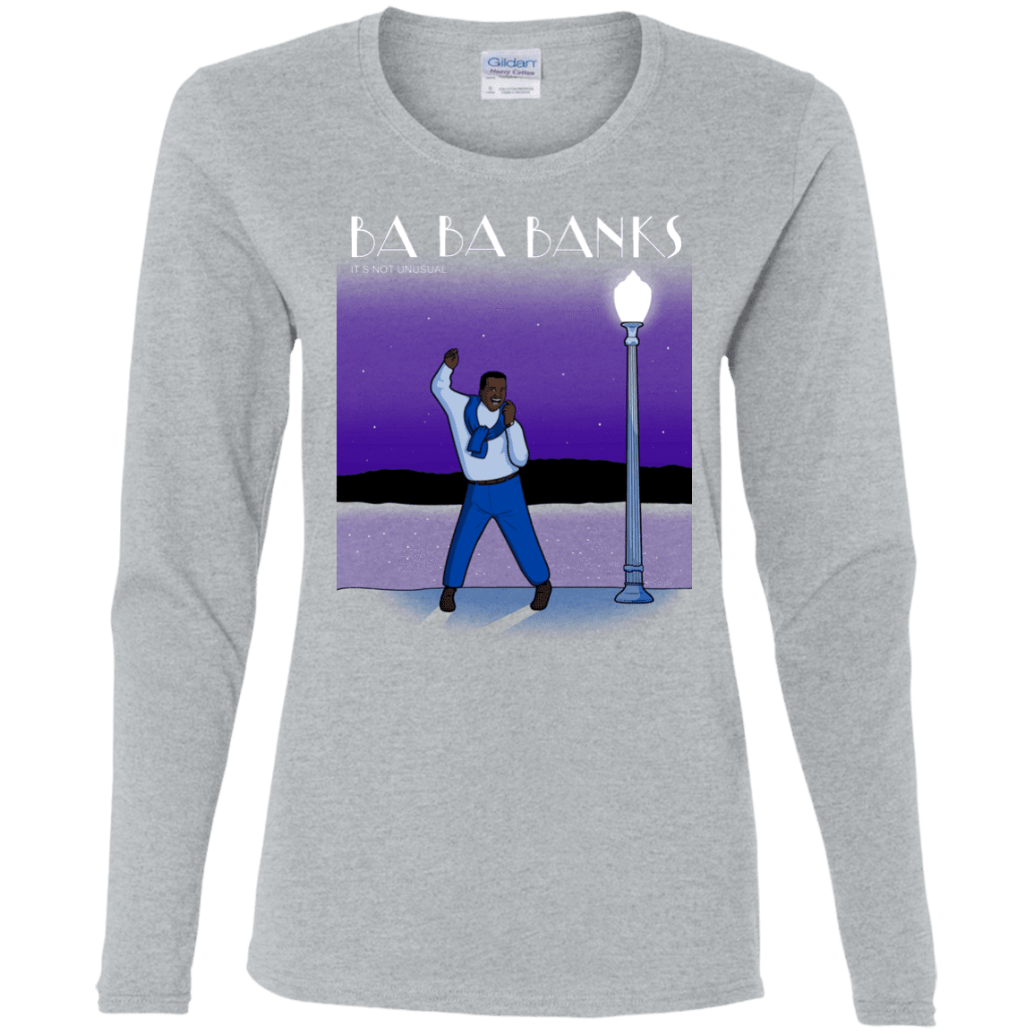 T-Shirts Sport Grey / S Ba Ba Banks Women's Long Sleeve T-Shirt