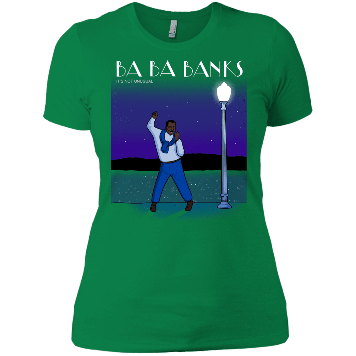 T-Shirts Kelly Green / X-Small Ba Ba Banks Women's Premium T-Shirt