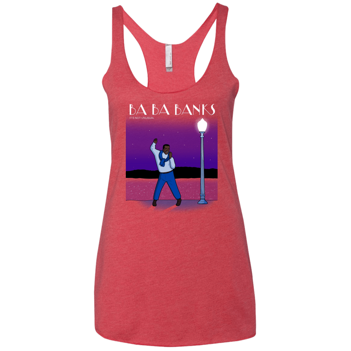 T-Shirts Vintage Red / X-Small Ba Ba Banks Women's Triblend Racerback Tank