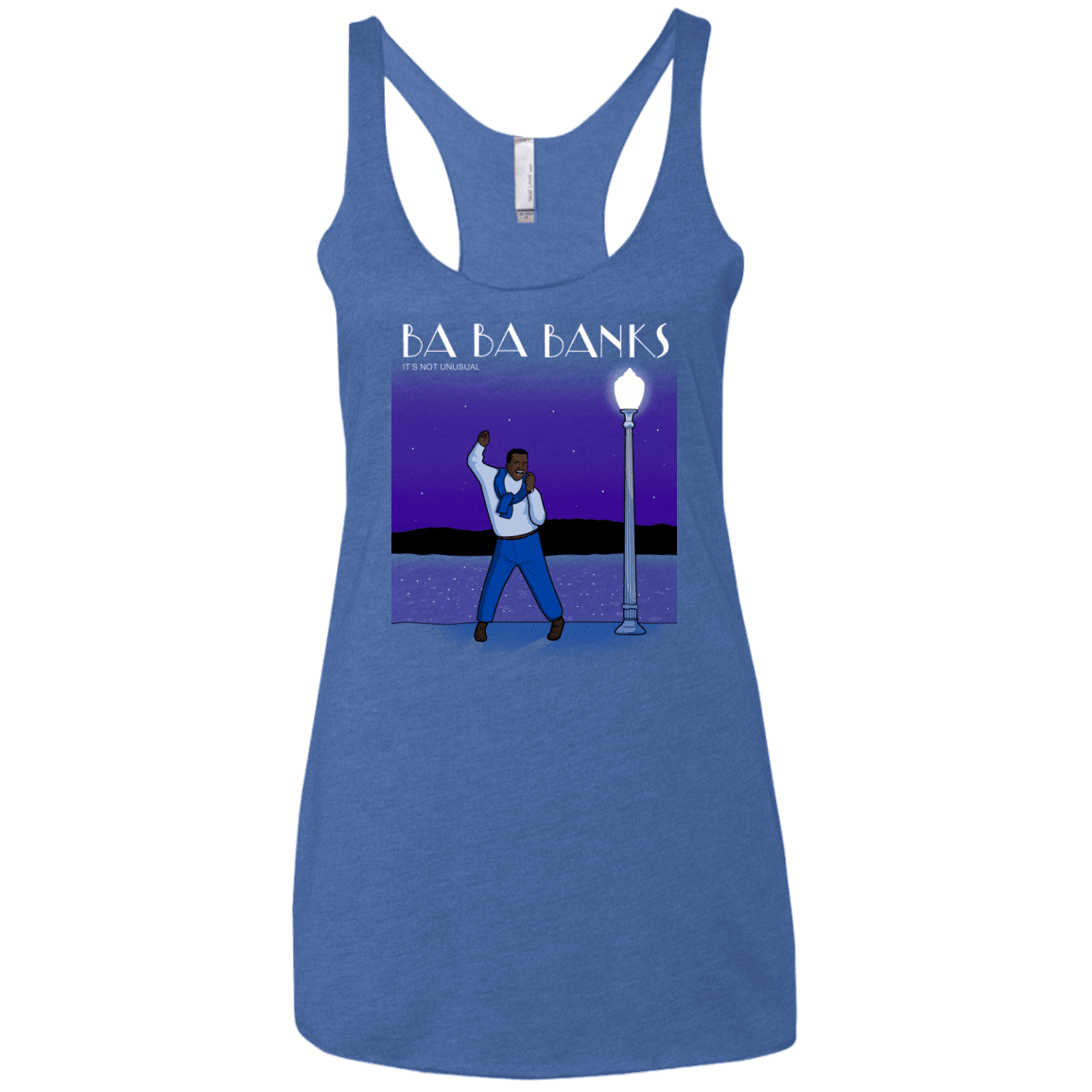 T-Shirts Vintage Royal / X-Small Ba Ba Banks Women's Triblend Racerback Tank