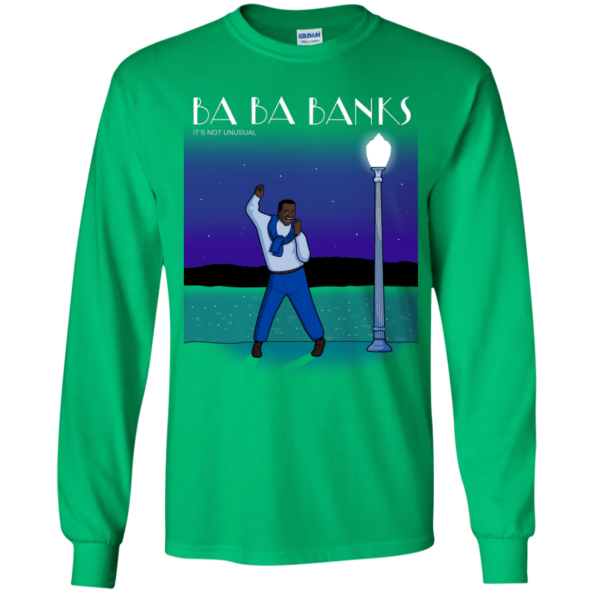 T-Shirts Irish Green / YS Ba Ba Banks Youth Long Sleeve T-Shirt