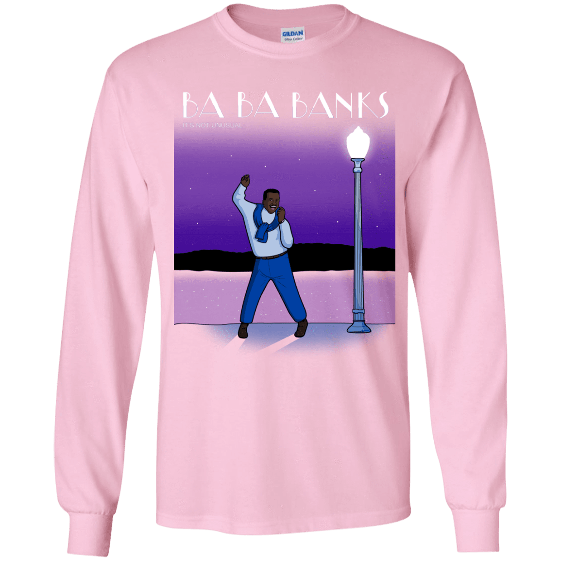 T-Shirts Light Pink / YS Ba Ba Banks Youth Long Sleeve T-Shirt