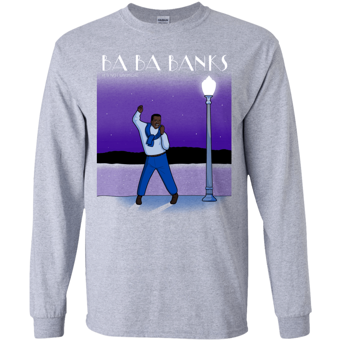 T-Shirts Sport Grey / YS Ba Ba Banks Youth Long Sleeve T-Shirt