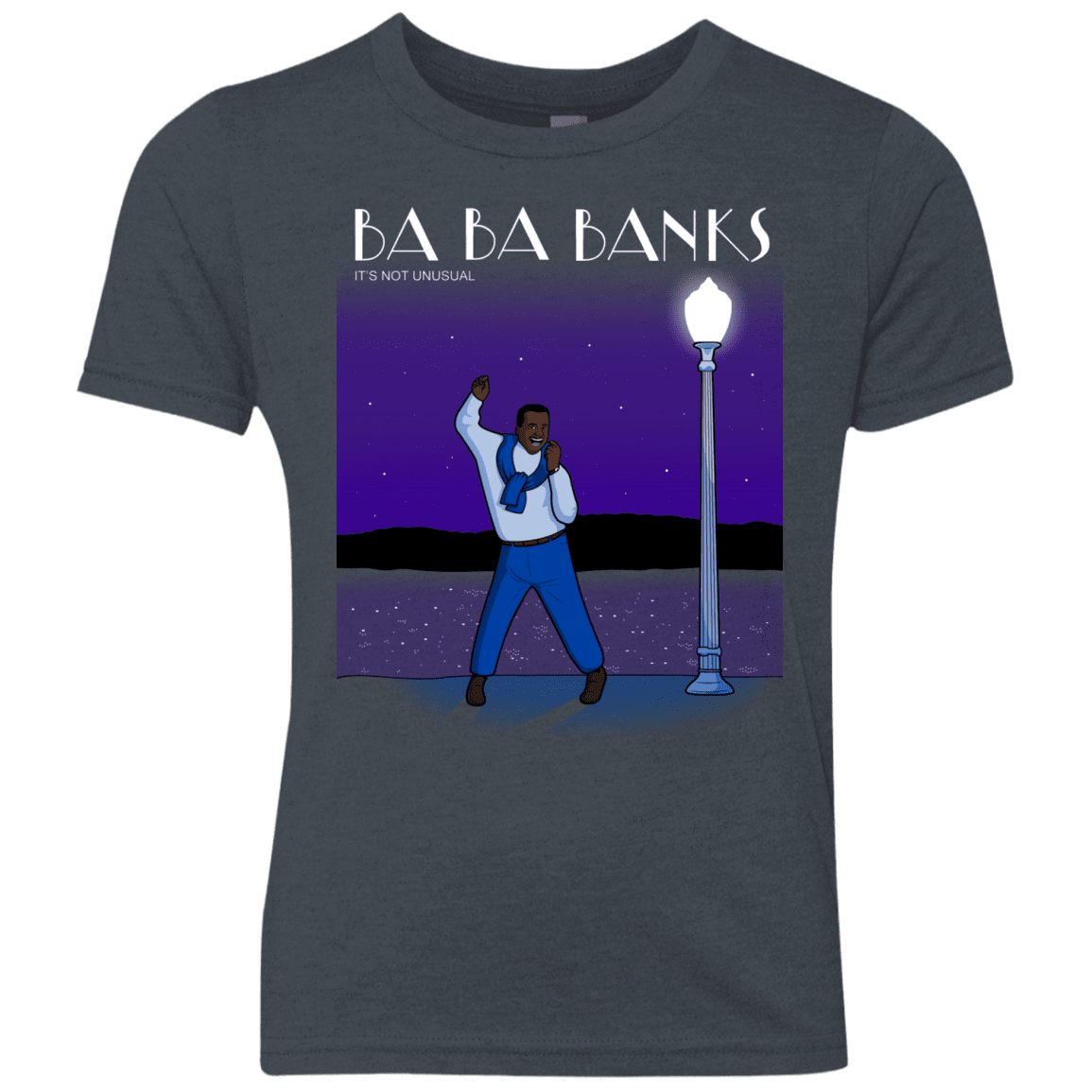 T-Shirts Vintage Navy / YXS Ba Ba Banks Youth Triblend T-Shirt