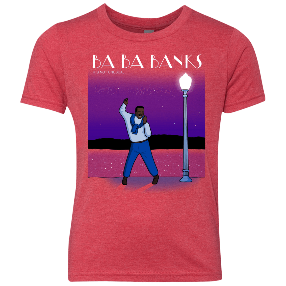 T-Shirts Vintage Red / YXS Ba Ba Banks Youth Triblend T-Shirt