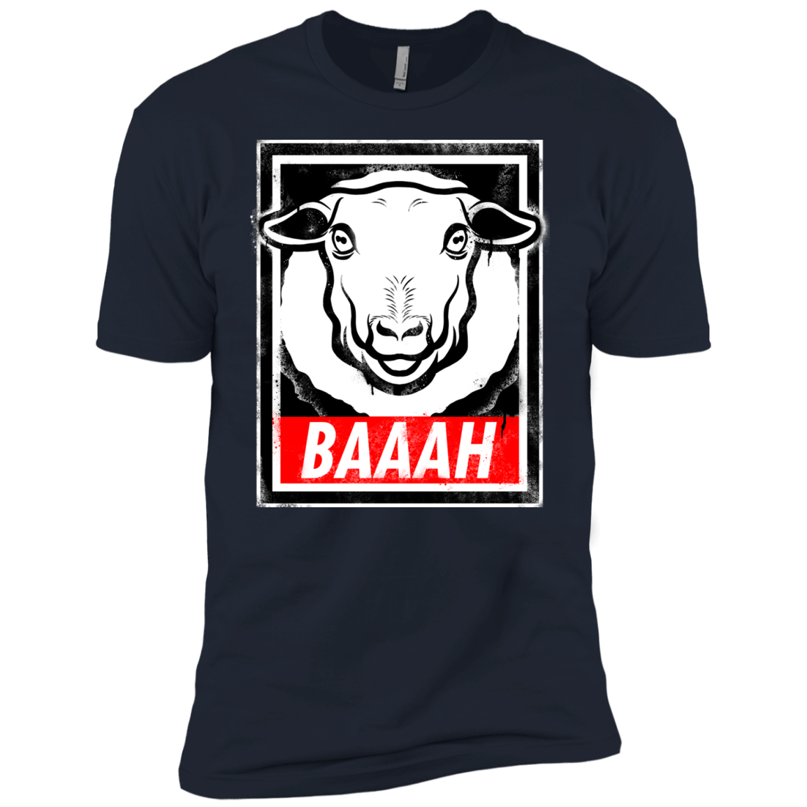 T-Shirts Midnight Navy / YXS BAAAH Boys Premium T-Shirt