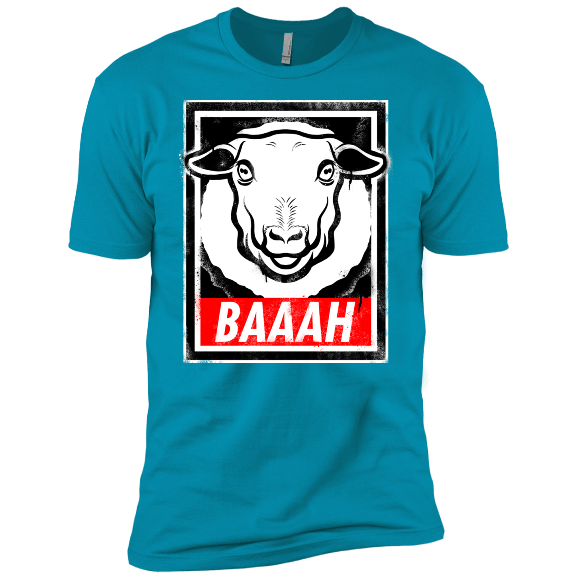 T-Shirts Turquoise / YXS BAAAH Boys Premium T-Shirt