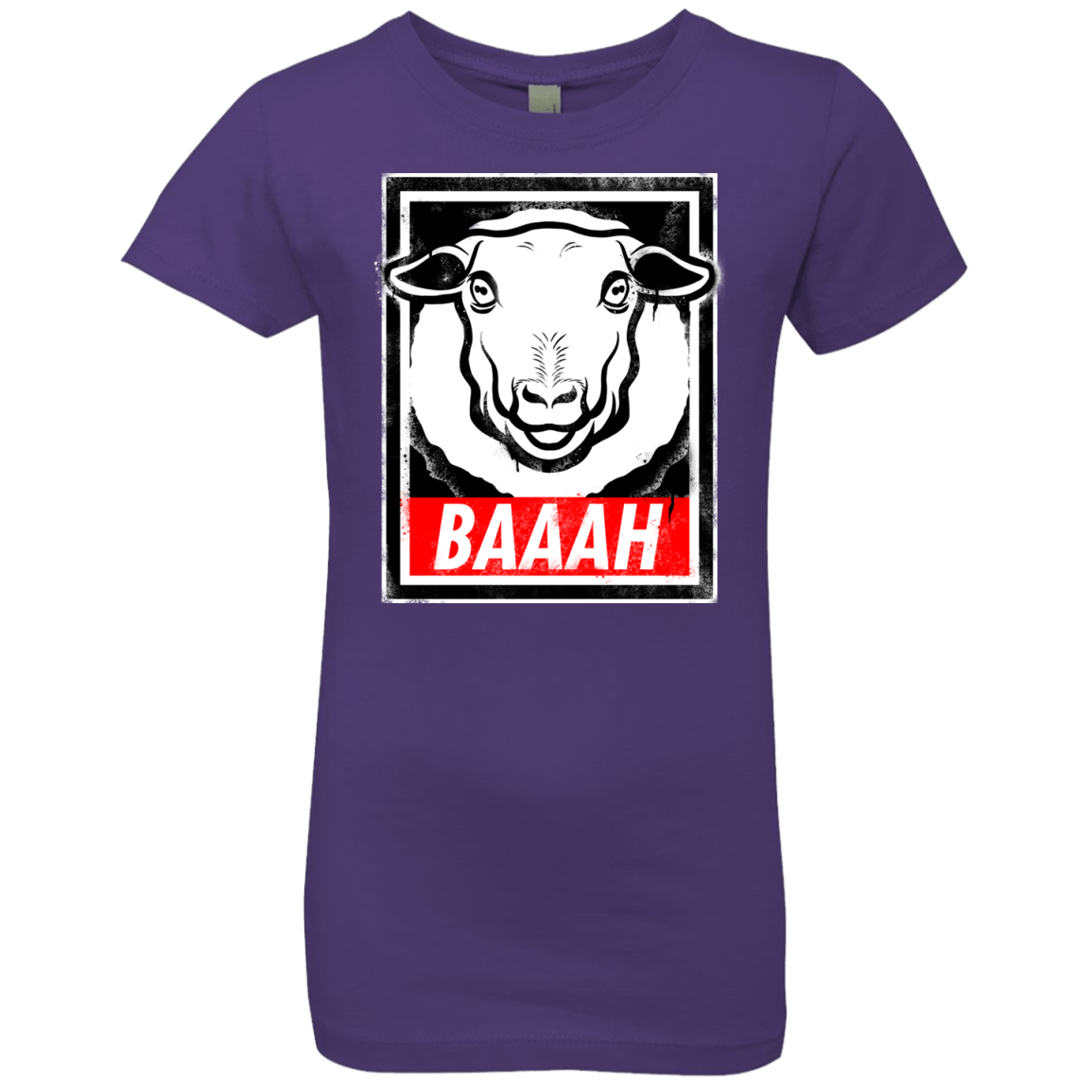 T-Shirts Purple Rush / YXS BAAAH Girls Premium T-Shirt