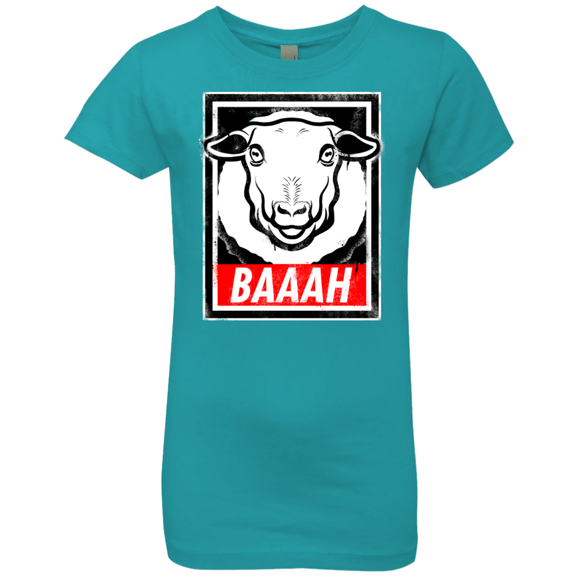 T-Shirts Tahiti Blue / YXS BAAAH Girls Premium T-Shirt