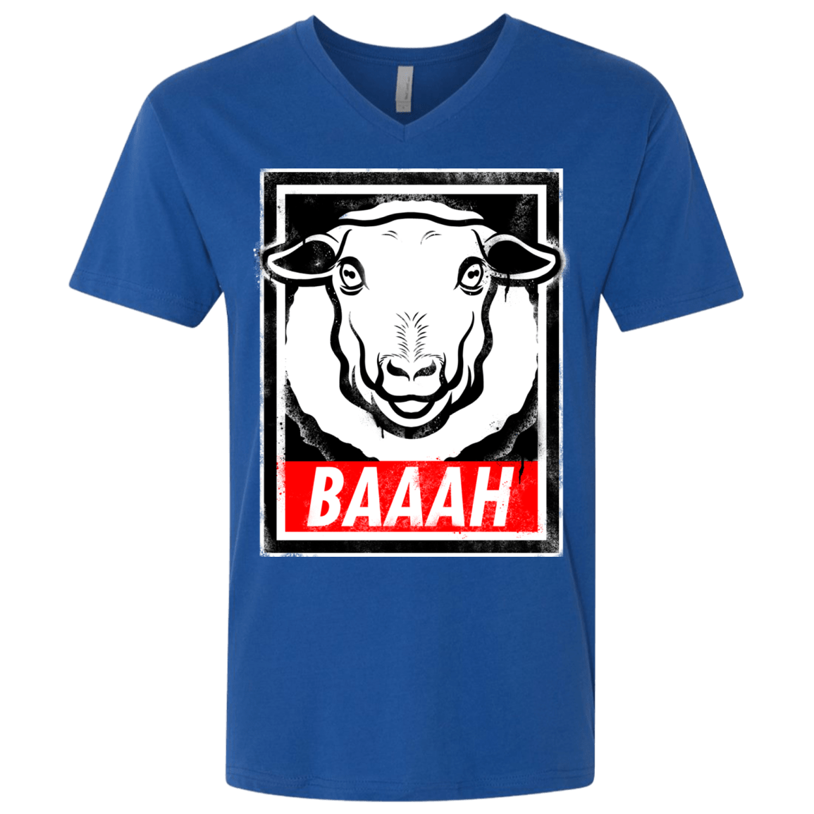 T-Shirts Royal / X-Small BAAAH Men's Premium V-Neck