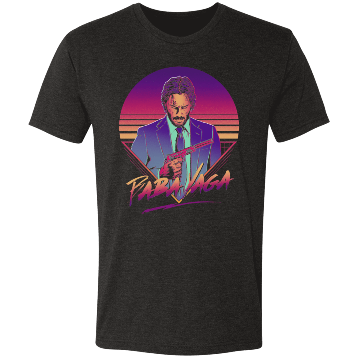 T-Shirts Vintage Black / S Baba Yaga Men's Triblend T-Shirt