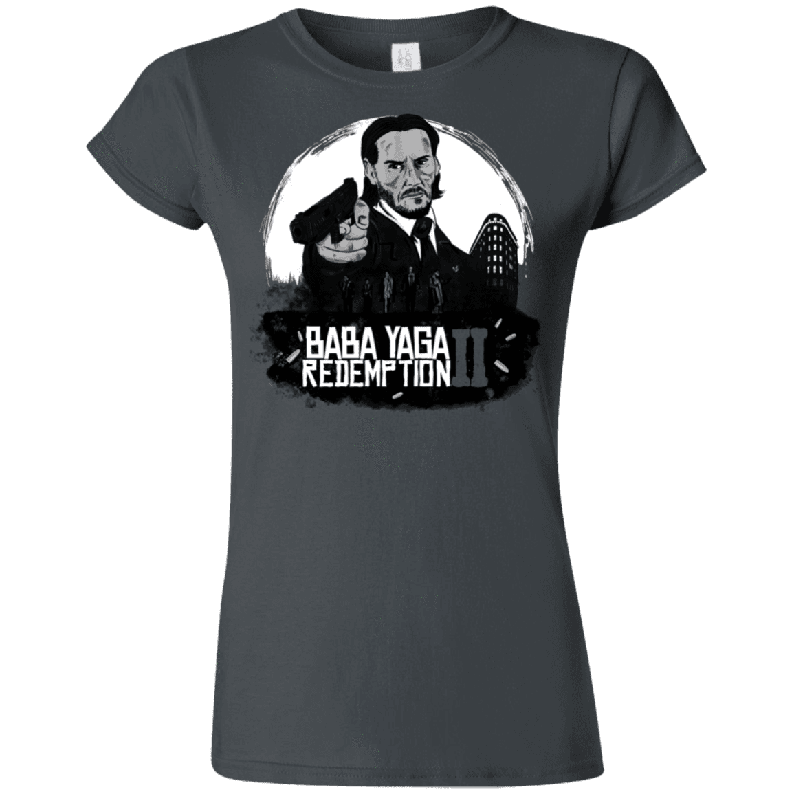 T-Shirts Charcoal / S Baba Yaga Redeption Junior Slimmer-Fit T-Shirt