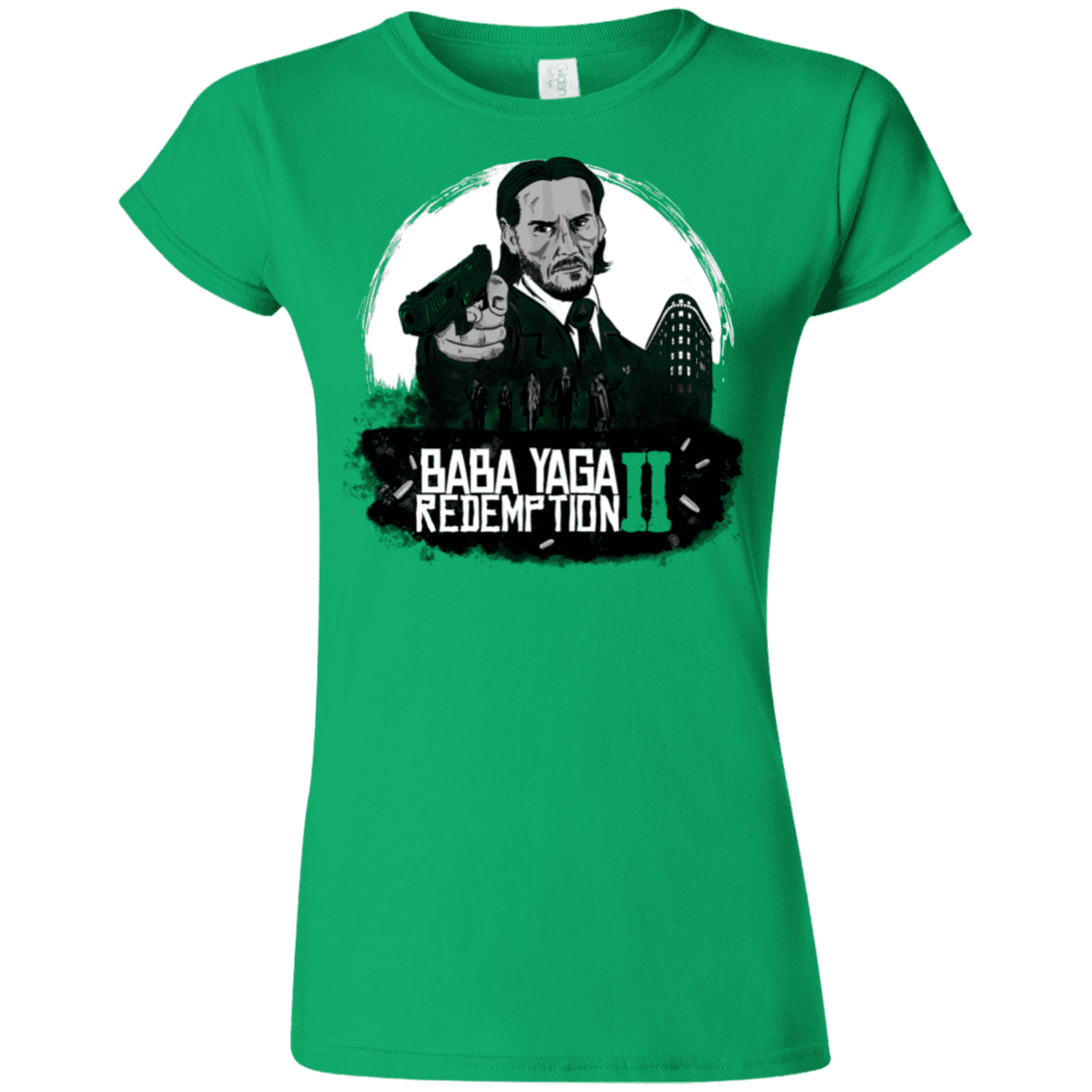 T-Shirts Irish Green / S Baba Yaga Redeption Junior Slimmer-Fit T-Shirt