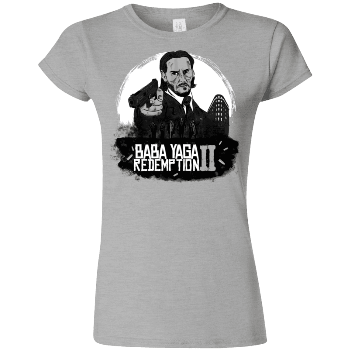 T-Shirts Sport Grey / S Baba Yaga Redeption Junior Slimmer-Fit T-Shirt