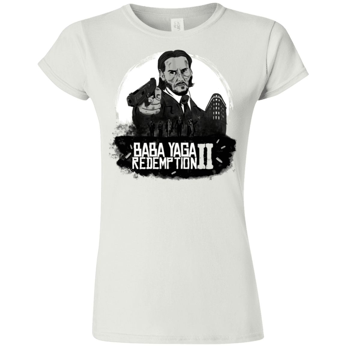 T-Shirts White / S Baba Yaga Redeption Junior Slimmer-Fit T-Shirt