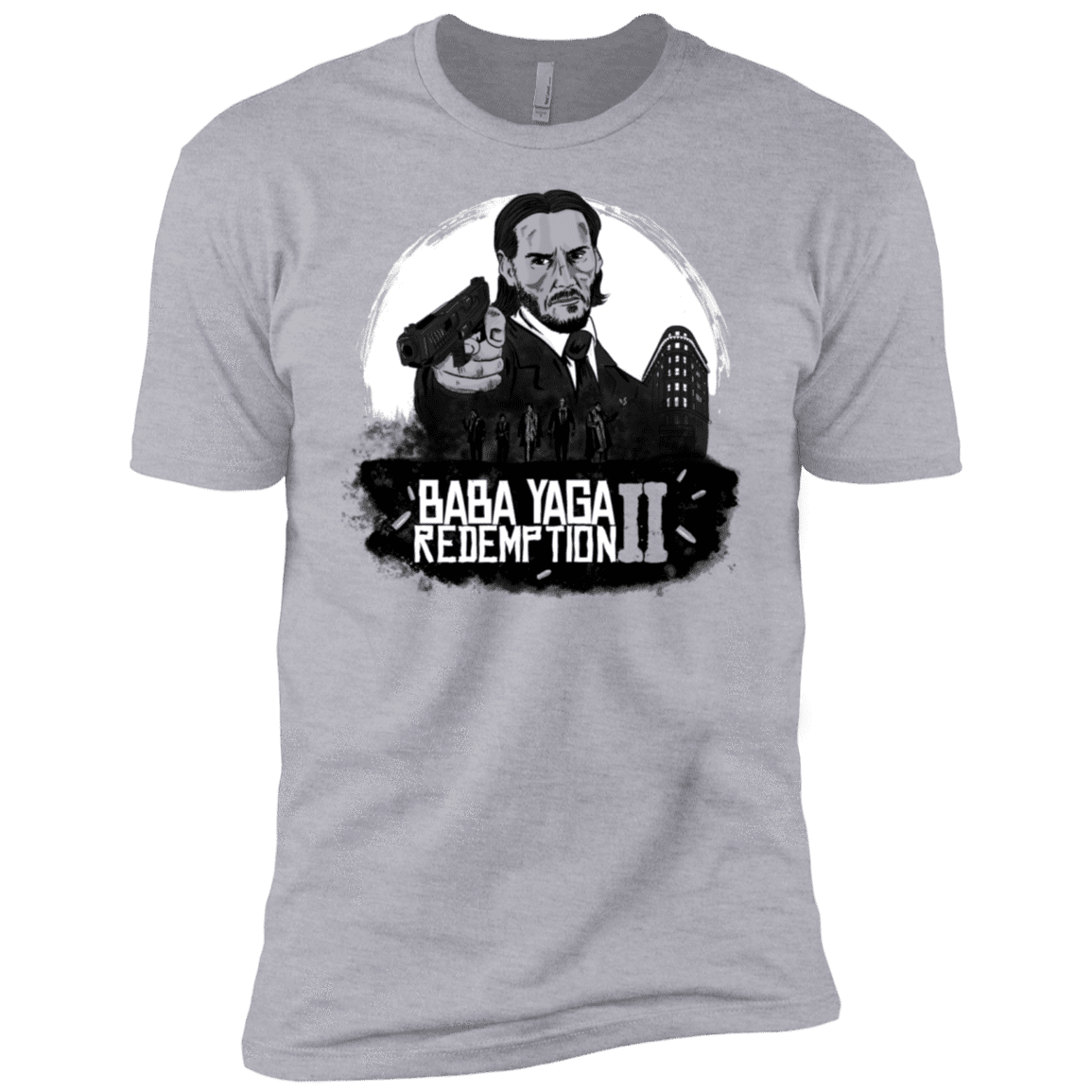 T-Shirts Heather Grey / X-Small Baba Yaga Redeption Men's Premium T-Shirt